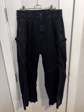 Black Cargo Pants - Relaxed Utility Style